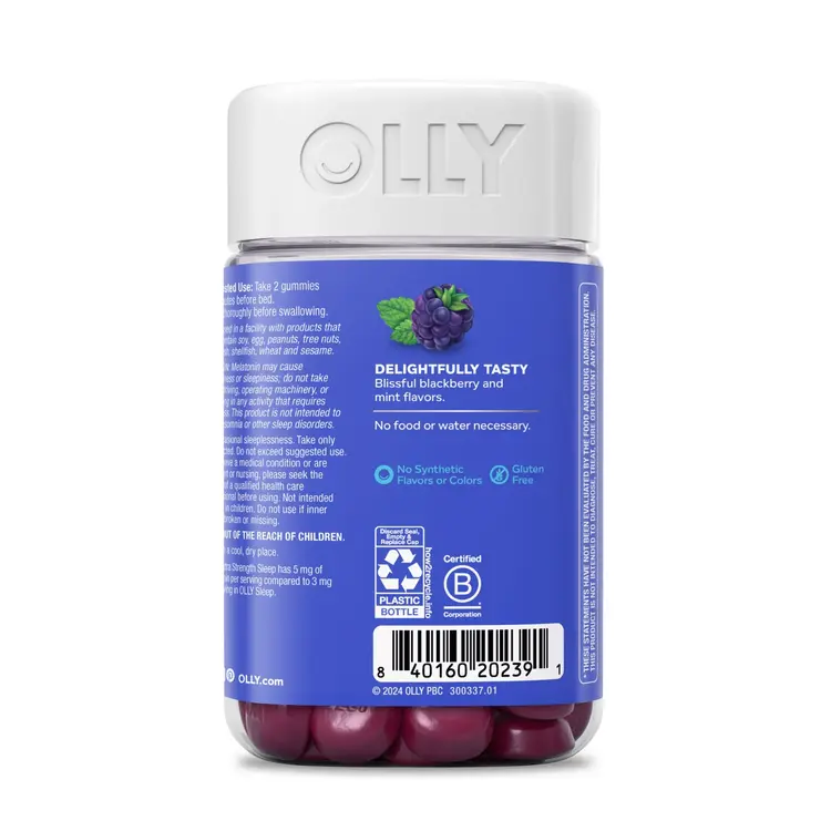 OLLY-Extra-Strength-Sleep-Gummy-Supplement-5mg-Melatonin-L-Theanine-Blackberry-3