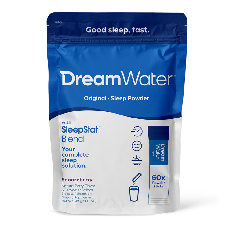 Dream Water Sleep Aid Powder - Snoozeberry Flavor - 60 pack