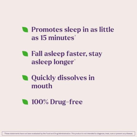 Curated visual reference: Fast Night Sleep Aid Reference: Natrol Sleep Fast Dissolve Tablets Nighttime Sleep 100 Ct