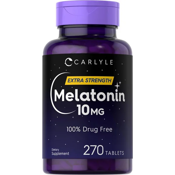 Carlyle-Melatonin-10mg-270-Tablets-Drug-Free-Aid-for-Adult-1