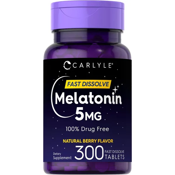 Carlyle-Melatonin 5mg-Fast-Dissolve-300-Tablets-2