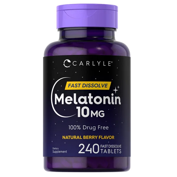 Melatonin 10mg Natural-Berry Flavour-240-Tablets-1