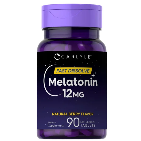 Melatonin-12mg-Natural-Berry Flavour-90-Tablets-1