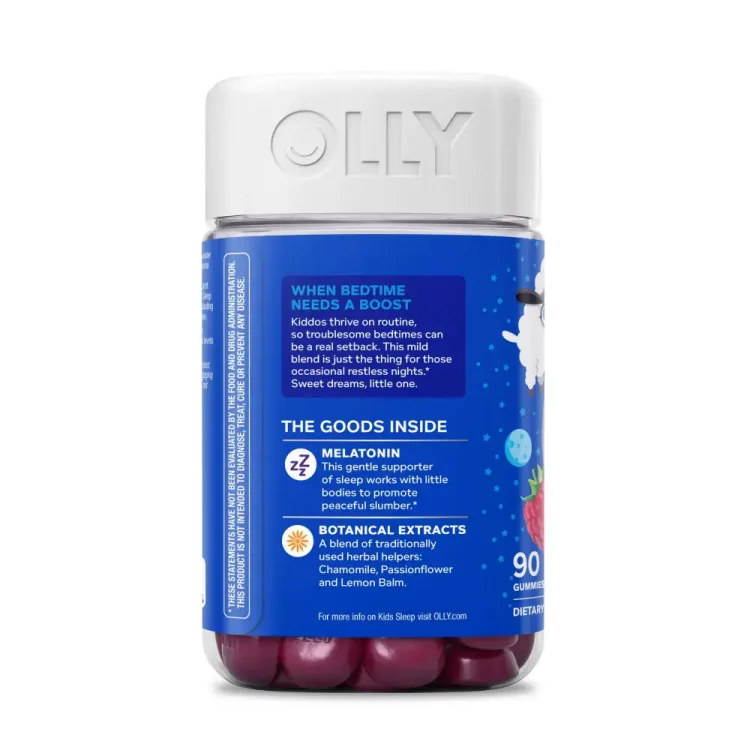 OLLY-Kids-Sleep-Gummy-Supplement-0-5mg-Melatonin-L-Theanine-Sleep-Aid-Raspberry-Flavor--5