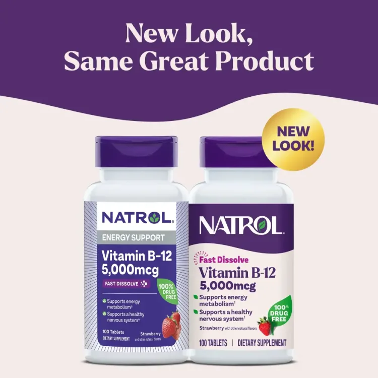 Natrol-Vitamin-B-12-5000mcg-Dietary-Supplement-Cellular-Energy-Production-Healthy-Nervous-System-Support-100-Strawberry-Flavored-Fast-Dissolve-Tablet-2