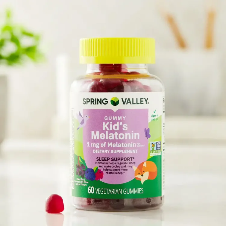 Spring-Valley-Kids-Melatonin-Dietary-Supplement-Gummies-Raspberry-1-mg-60-Count-5