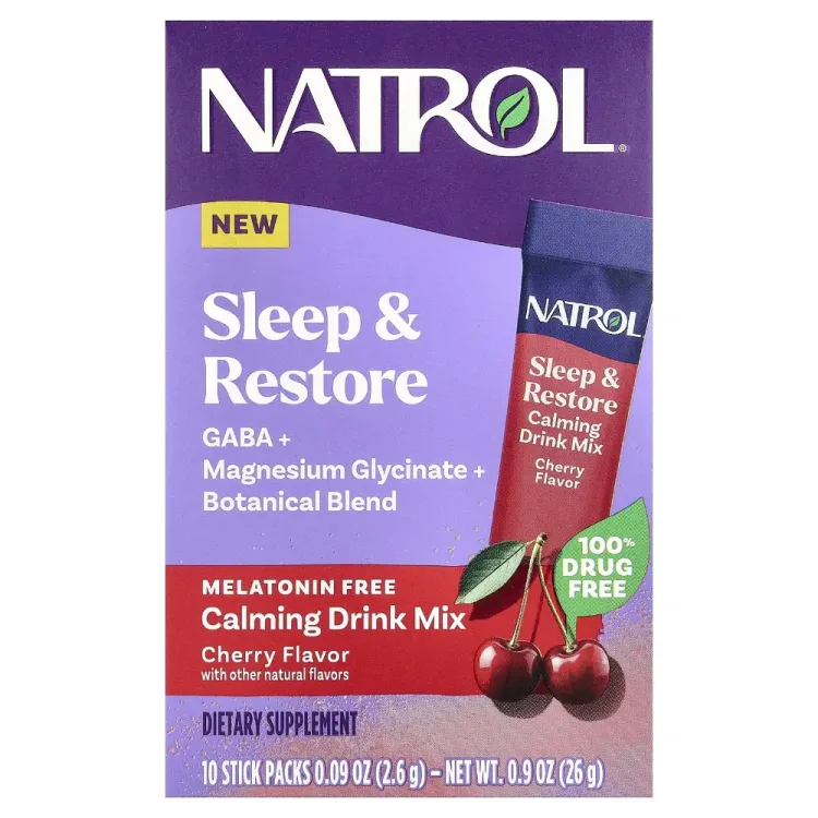 Natrol-Sleep-Restore-Calming-Drink-Mix-GABA-Magnesium-Glycinate-Botanical-Blend-Melatonin-Free-Essential-Ultimate-Restorative-Sleep-Cherry-Flavored-1 Natrol-Sleep-Restore-Calming-Drink-Mix-GABA-Magnesium-Glycinate-Botanical-Blend-Melatonin-Free-Essential-Ultimate-Restorative-Sleep-Cherry-Flavored-1