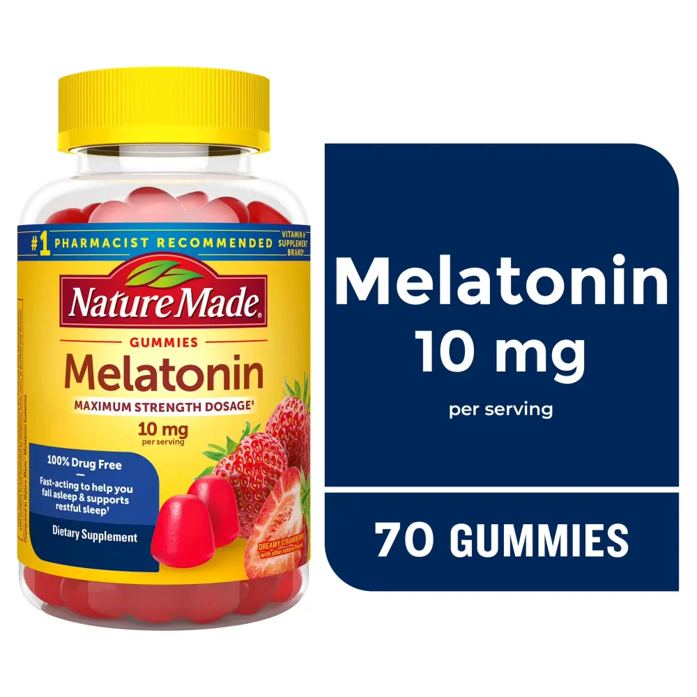 Nature Made Melatonin 10mg Gummies 70ct