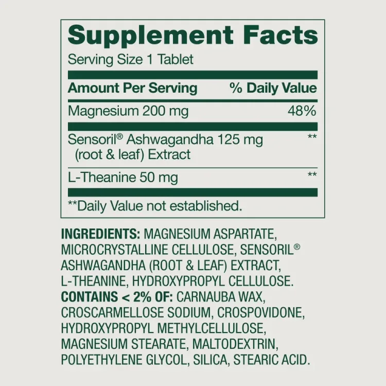 Spring-Valley-Magnesium-Ashwagandha-L-Theanine-Tablets-60ct-2